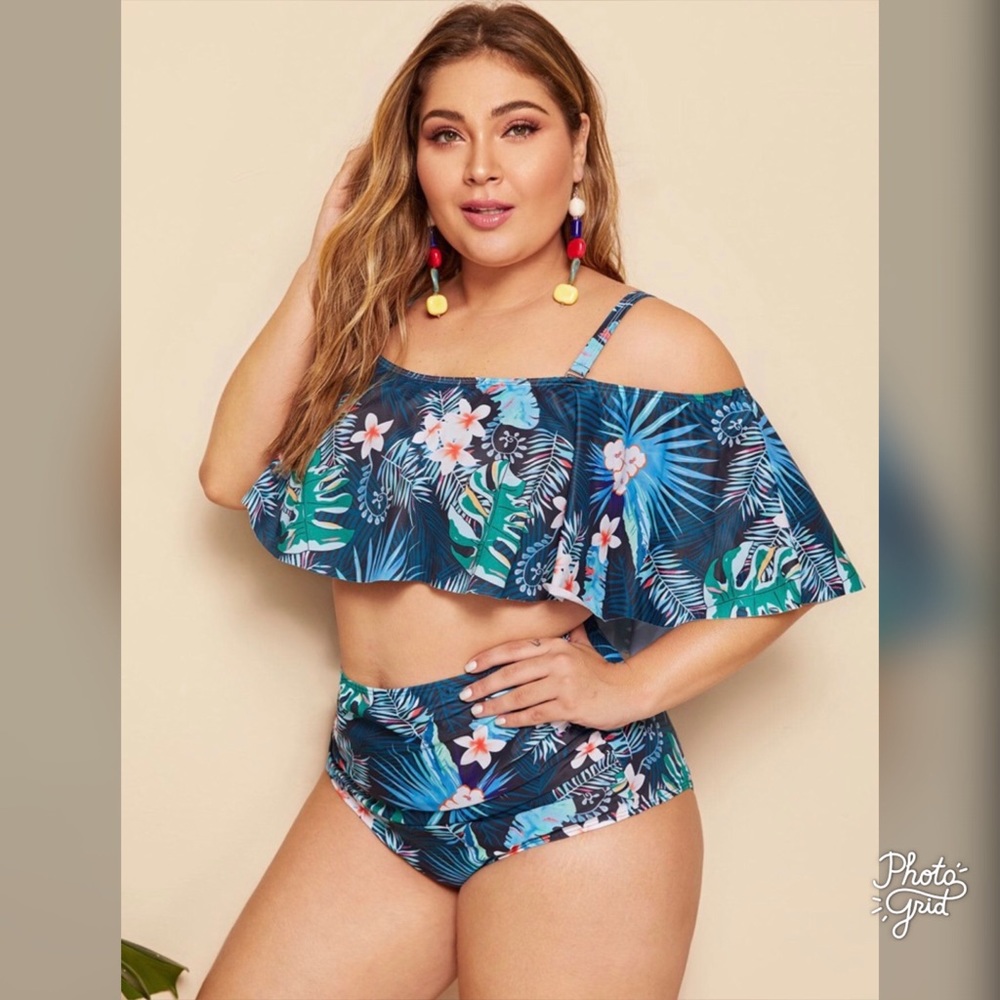 SHEIN Heigh Waisted Swimsuit top & bottom
